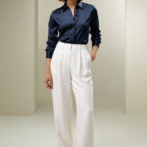 Lilysilk Concealed Placket Silk Shirt